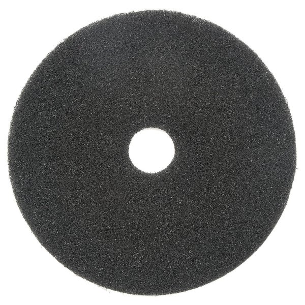 Global Industrial 17 Black Stripping Pad, 5PK 261164BK